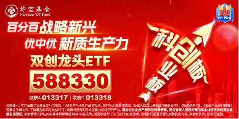 成长风格再冲锋！双创龙头ETF（588330）盘中猛拉3．3%，国家医保局发声，医药生物再迎利好！